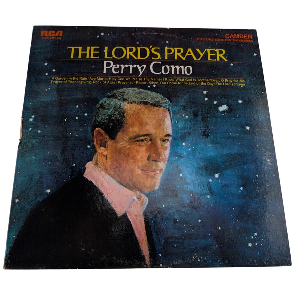 Perry Como The Lord's Prayer RCA Camden CAS2299(e) 1969 Reprocessed Stereo LP
